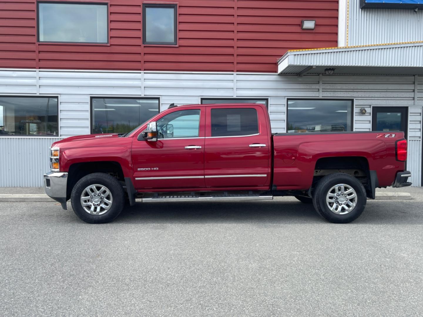 2019 MAROON CHEVROLET SILVERADO 2500H LTZ (1GC1KTEY5KF) with an 6.6L engine, Automatic transmission, located at 1960 Industrial Drive, Wasilla, 99654, (907) 274-2277, 61.573475, -149.400146 - Photo#1